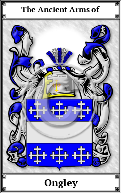 Ongley Family Crest Download (JPG) Book Plated - 600 DPI