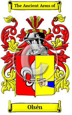 Olsén Family Crest/Coat of Arms