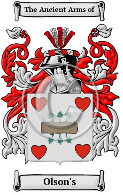 Olson's Family Crest Download (JPG) Heritage Series - 600 DPI