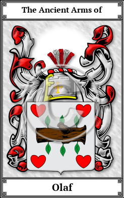 Olaf Family Crest Download (JPG)  Book Plated - 150 DPI