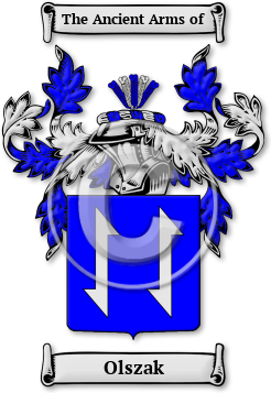 Olszak Family Crest Download (jpg) Legacy Series - 150 DPI