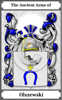 Olszewski Family Crest Download (JPG) Book Plated - 600 DPI