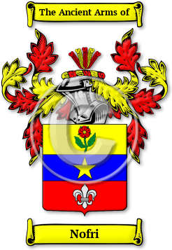 Nofri Family Crest Download (jpg) Legacy Series - 150 DPI