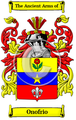 Onofrio Family Crest Download (JPG) Heritage Series - 600 DPI