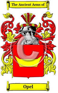 Opel Family Crest/Coat of Arms