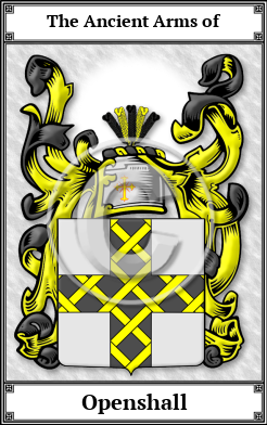 Openshall Family Crest Download (JPG)  Book Plated - 150 DPI