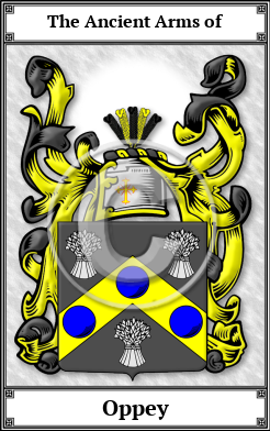 Oppey Family Crest Download (JPG)  Book Plated - 150 DPI