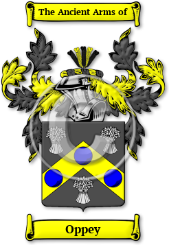 Oppey Family Crest Download (jpg) Legacy Series - 150 DPI