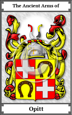 Opitt Family Crest Download (JPG)  Book Plated - 150 DPI