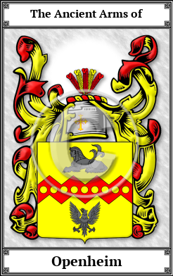 Openheim Family Crest Download (JPG)  Book Plated - 150 DPI