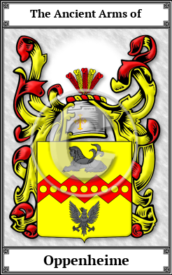Oppenheime Family Crest Download (JPG) Book Plated - 600 DPI