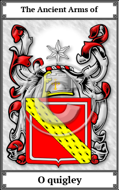 O quigley Family Crest Download (JPG)  Book Plated - 150 DPI