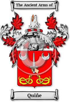 Quiñe Family Crest Download (JPG) Legacy Series - 600 DPI