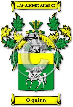 O quinn Family Crest Download (jpg) Legacy Series - 150 DPI