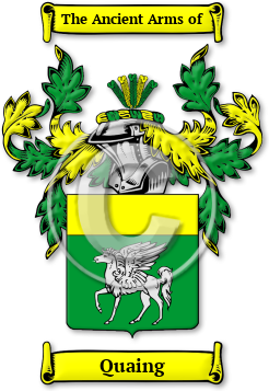 Quaing Family Crest Download (JPG) Legacy Series - 600 DPI