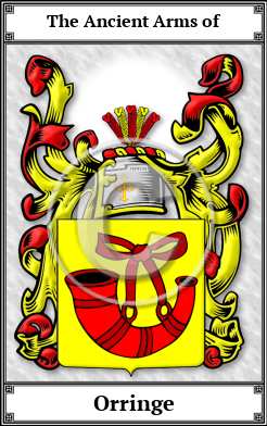 Orringe Family Crest Download (JPG)  Book Plated - 150 DPI