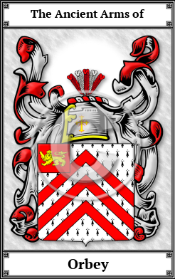 Orbey Family Crest Download (JPG) Book Plated - 600 DPI