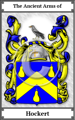Hockert Family Crest Download (JPG)  Book Plated - 150 DPI