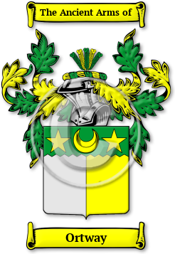 Ortway Family Crest Download (jpg) Legacy Series - 150 DPI