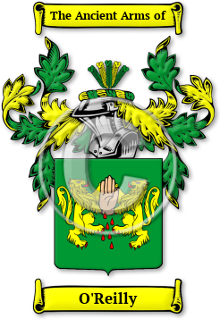 O'Reilly Family Crest Download (jpg) Legacy Series - 150 DPI