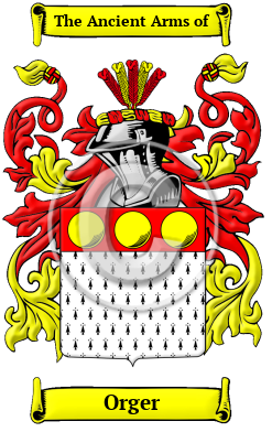 Orger Family Crest Download (JPG) Heritage Series - 600 DPI