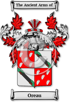 Oreau Family Crest Download (jpg) Legacy Series - 150 DPI