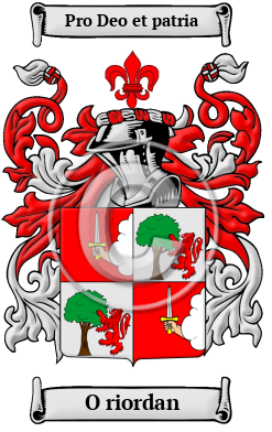 O riordan Family Crest/Coat of Arms