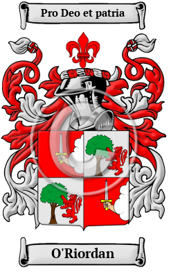 O'Riordan Family Crest Download (JPG) Heritage Series - 600 DPI