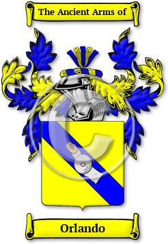 Orlando Family Crest Download (JPG) Legacy Series - 600 DPI