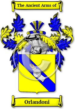 Orlandoni Family Crest Download (jpg) Legacy Series - 150 DPI