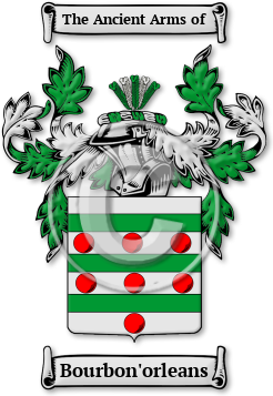 Bourbon'orleans Family Crest Download (jpg) Legacy Series - 150 DPI