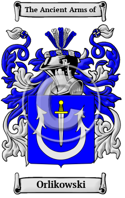 Orlikowski Family Crest Download (JPG) Heritage Series - 300 DPI