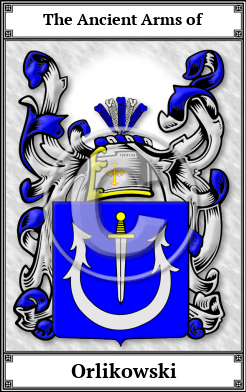 Orlikowski Family Crest Download (JPG)  Book Plated - 150 DPI