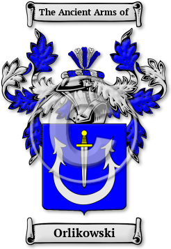 Orlikowski Family Crest Download (jpg) Legacy Series - 150 DPI