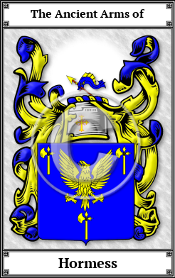Hormess Family Crest Download (JPG) Book Plated - 600 DPI