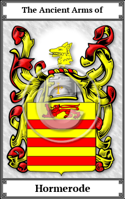 Hormerode Family Crest Download (JPG)  Book Plated - 150 DPI