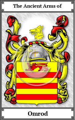 Omrod Family Crest Download (JPG) Book Plated - 600 DPI