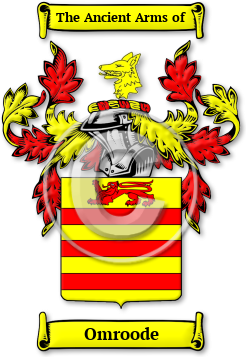 Omroode Family Crest Download (jpg) Legacy Series - 150 DPI