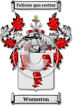 Wormston Family Crest Download (JPG) Legacy Series - 300 DPI