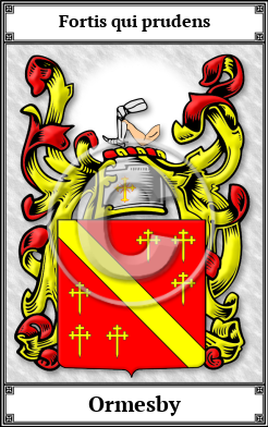 Ormesby Family Crest Download (JPG)  Book Plated - 150 DPI