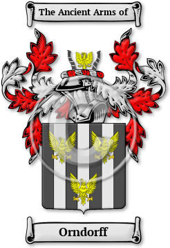 Orndorff Family Crest Download (jpg) Legacy Series - 150 DPI