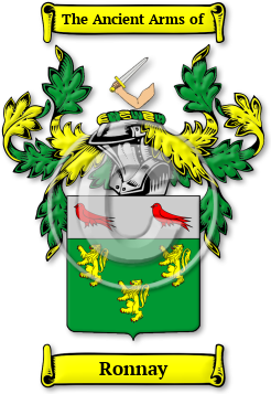 Ronnay Family Crest Download (jpg) Legacy Series - 150 DPI