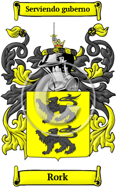 Rork Family Crest Download (JPG) Heritage Series - 600 DPI