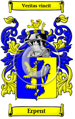 Erpent Family Crest Download (JPG) Heritage Series - 600 DPI