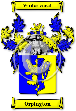 Orpington Family Crest Download (jpg) Legacy Series - 150 DPI