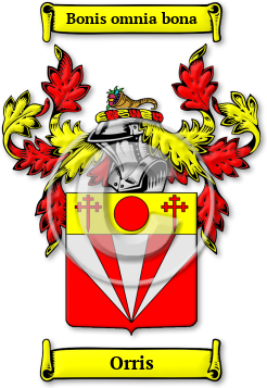 Orris Family Crest Download (JPG) Legacy Series - 600 DPI