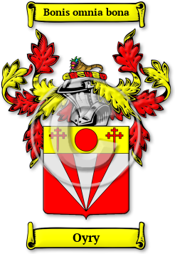 Oyry Family Crest Download (jpg) Legacy Series - 150 DPI
