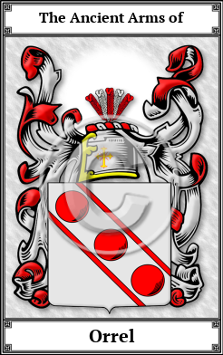 Orrel Family Crest Download (JPG)  Book Plated - 150 DPI