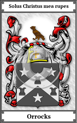 Orrocks Family Crest Download (JPG)  Book Plated - 150 DPI