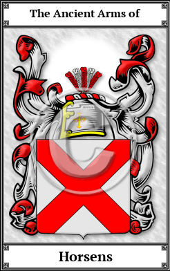 Horsens Family Crest Download (JPG) Book Plated - 600 DPI